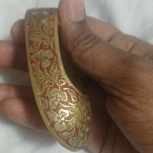 Ornate Red and Gold Decorative Box